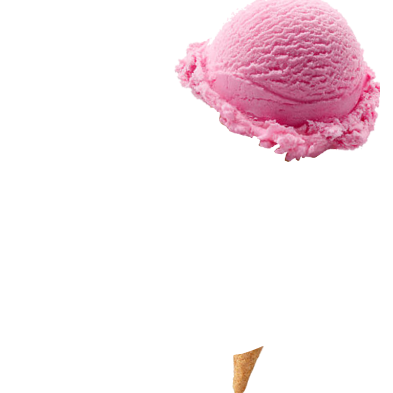 ice cream (strawberry) Decoration